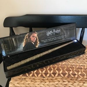 Harry Potter Hermione Grangers wand with illuminating tip